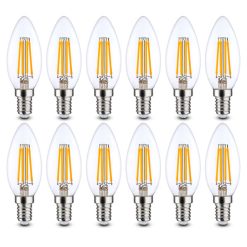 لامپ فیلامنتی 6 وات کلور مدل L-BL-0120 پایه E14 بسته 12 عددی