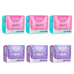 نوار بهداشتی پنبه ریز مدل Day_Night مجموعه 6 عددی