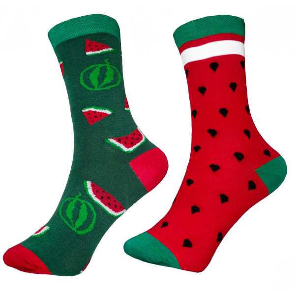 جوراب زنانه مدل هندوانه تا به تا جوراب زنانه مدل هندوانه تا به تا