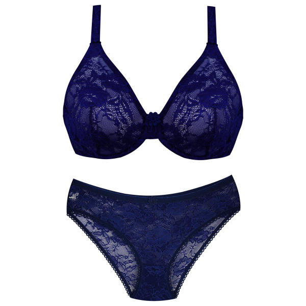 ست شورت و سوتین زنانه پانیذ کد 9001-DB ست شورت و سوتین زنانه پانیذ کد 9001-DB