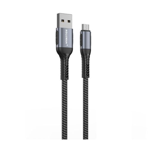 کابل تبدیل USB به MicroUSB کلومن پلاس مدل  K9 طول 1.5 متر