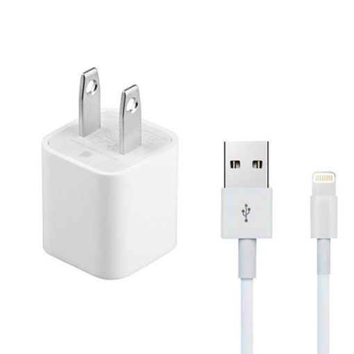 شارژر دیواری مدل iPhonx به همراه کابل تبدیل لایتنینگغیر اصل
