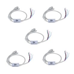 کابل تعمیر دوربین مداربسته تحت شبکه الکترومن مدل C001 بسته 5 عددی