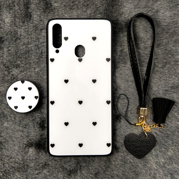 کاور مدل قلب کد 03 مناسب برای گوشی موبایل سامسونگ Galaxy A20s به همراه بند و پایه نگهدارنده کاور مدل قلب کد 03 مناسب برای گوشی موبایل سامسونگ Galaxy A20s به همراه بند و پایه نگهدارنده