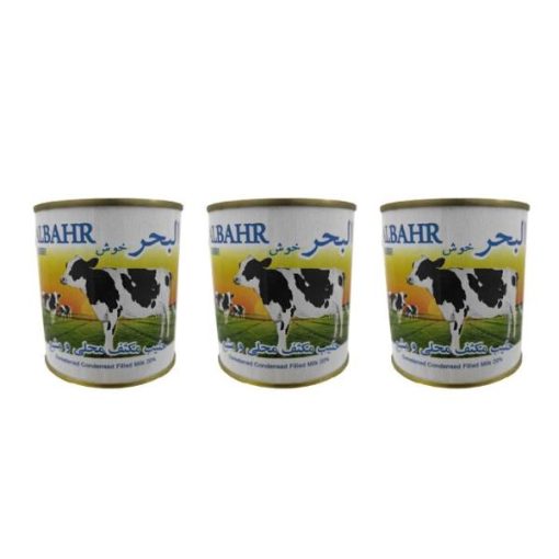 دسر شیر تغلیظ شده شیرین البحر – 387 گرم بسته 3 عددی