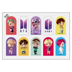 برچسب لنز ناخن مدل Tiny Tan – BTS کد N025