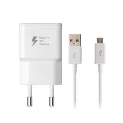 شارژر دیواری مدل EP-TA20EWE به همراه کابل تبدیل microUSBغیر اصل