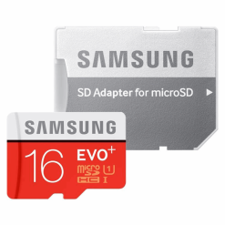 کارت حافظه microSDXC سامسونگ مدل Evo Plus کلاس 10 استاندارد UHS-I U1 سرعت 80MBps همراه با آداپتور SD ظرفیت16 گیگابایت
