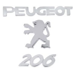 آرم صندوق عقب خودرو بیلگین مدل Pr-3 مناسب برای پژو 206 مجموعه 3 عددی