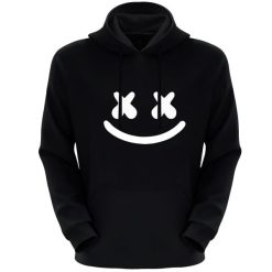 هودی مردانه مدلمارشملو F228 رنگ مشکی