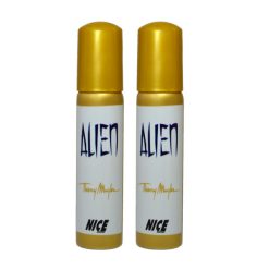 ادوکلن جیبی زنانه نایس پاپت مدل Alien حجم 30 میلی لیتر مجموعه 2 عددی
