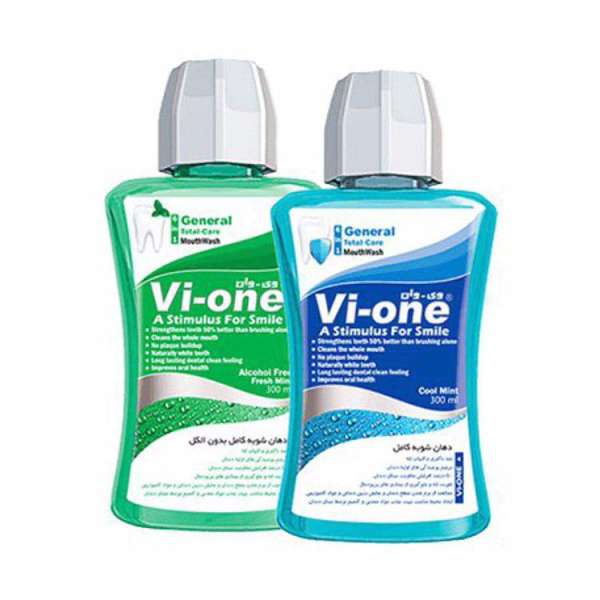 دهان شویه وی وان مدل General Cool Mint AND Fresh Mint حجم 300 میلی لیتر مجموعه 2 عددی دهان شویه وی وان مدل General Cool Mint AND Fresh Mint حجم 300 میلی لیتر مجموعه 2 عددی