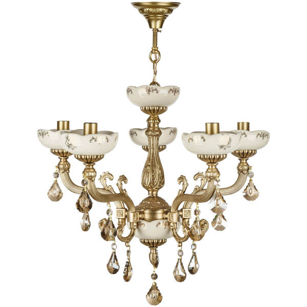 لوستر 5 شعله چشمه نور کد C2969/5 لوستر 5 شعله چشمه نور کد C2969/5