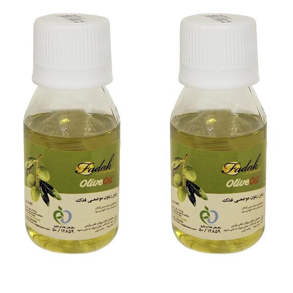 روغن مو و بدن فدک مدل Olive حجم 50 میلی لیتر مجموعه 2 عددی روغن مو و بدن فدک مدل Olive حجم 50 میلی لیتر مجموعه 2 عددی