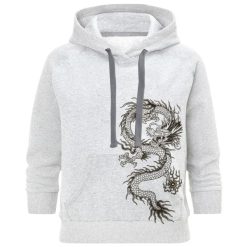 هودی مردانه طرح Dragon کد A40