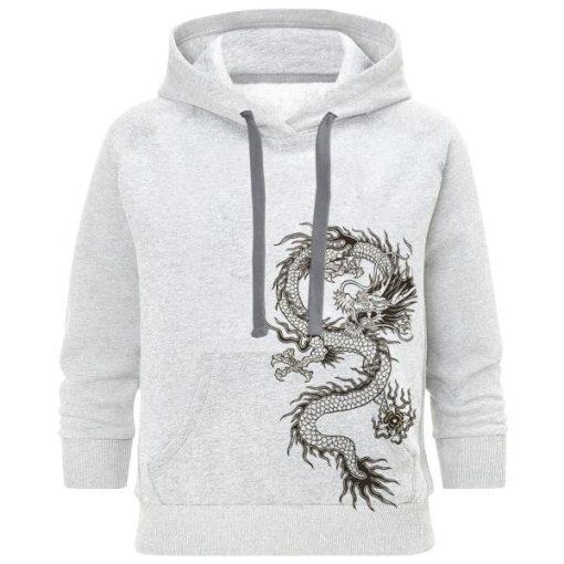 هودی مردانه طرح Dragon کد A40