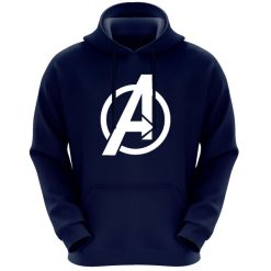 هودی مردانه طرح Avengers کد F268 رنگ سرمه ای