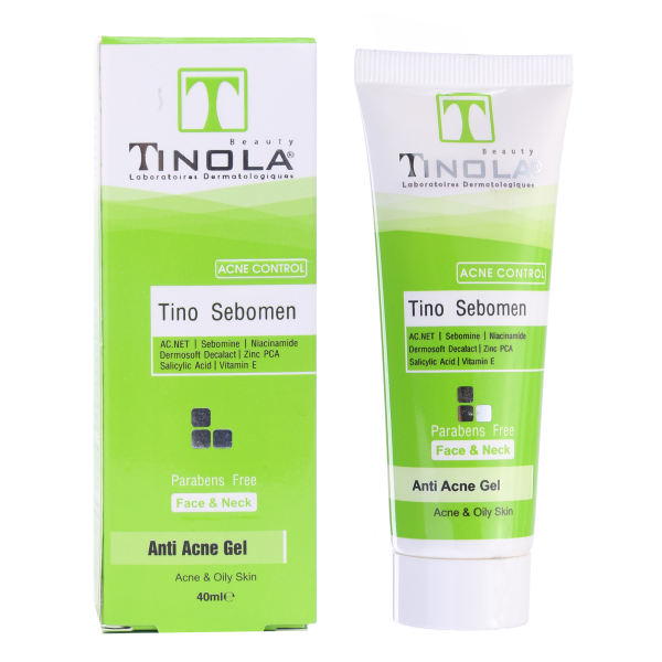 ژل ضد جوش تینولا بیوتی مدل Tino Sebomen حجم 40 میلی لیتر ژل ضد جوش تینولا بیوتی مدل Tino Sebomen حجم 40 میلی لیتر