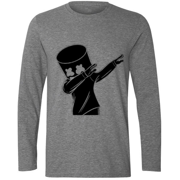 تیشرت آستین بلند مردانه طرح آدمک کد F246 تیشرت آستین بلند مردانه طرح آدمک کد F246