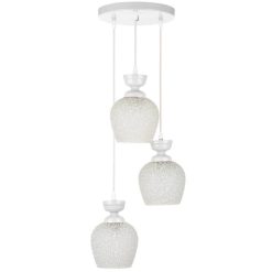 چراغ آویز چشمه نور سه شعله کدG554/3H-WT