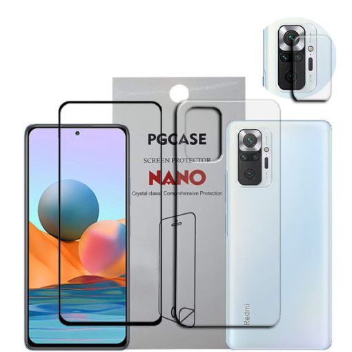 محافظ صفحه نمایش سرامیکی مدل Star Max مناسب برای گوشی موبایل شیائومی Redmi Note 10 Pro به همراه محافظ لنز دوربین و محافظ پشت گوشی