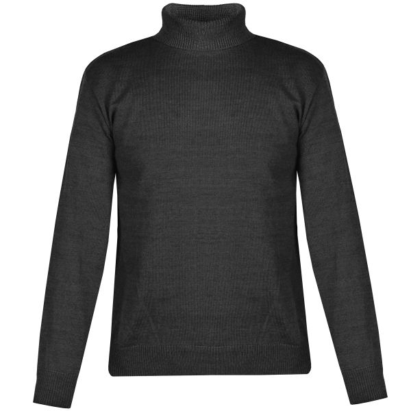 پلیور مردانه مدل یقه اسکی کد TN076 رنگ طوسی تیره پلیور مردانه مدل یقه اسکی کد TN076 رنگ طوسی تیره