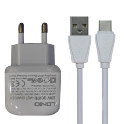 شارژر الدینیو مدل A2316c به همراه کابل تبدیل USB-C