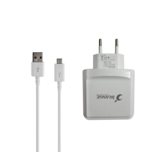 شارژر دیواری آیرنج مدل LC042A به همراه کابل تبدیل microUSB