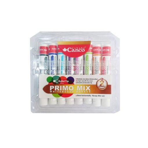 ماژیک وایت برد کنکو مدل Primo Mix بسته 8 عددی