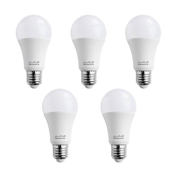لامپ ال ای دی 20 وات لامپ نورمدل PS پایه E27 بسته 5 عددی لامپ ال ای دی 20 وات لامپ نورمدل PS پایه E27 بسته 5 عددی