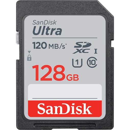 کارت حافظه SDXC سن دیسک مدل Ultra کلاس 10 استاندارد UHS-I U1 سرعت 120MBps ظرفیت 128 گیگابایت