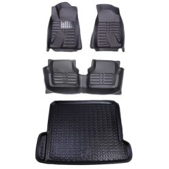 کفپوش سه بعدی خودرو مدل Am مناسب برای دنا پلاس به همراه کفپوش صندوق