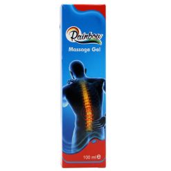 ژل ماساژ و ضد درد رینبو مدل Massage Gel کد 593 حجم 100 گرم