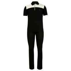 ست پولوشرت و شلوار مردانه آریان نخ باف مدل 1652