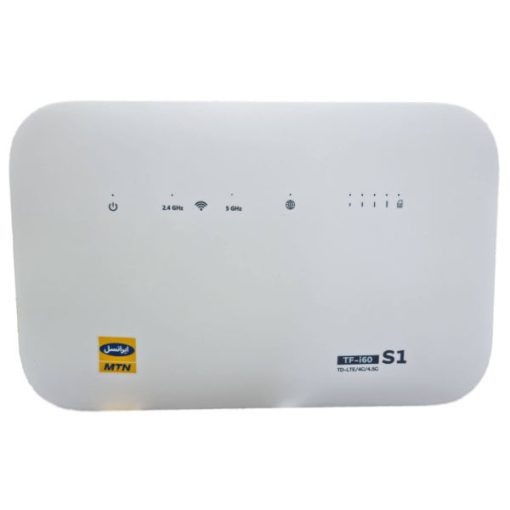 مودم 4G/TD-LTE ایرانسل مدل TF-i60 S1 به همراه سیم کارت دو قلو و 24 گیگابایت اینترنت 3 ماهه