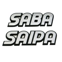 آرم صندوق عقب خودرو بیلگین مدل Sab-131 مناسب برای پراید مجموعه 2 عددی