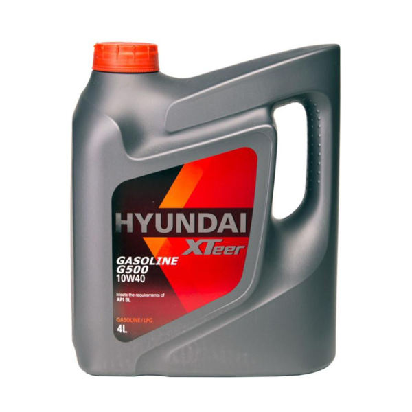 روغن موتور خودرو هیوندای اکستیرG500 10W40 SL حجم ۴ لیتر روغن موتور خودرو هیوندای اکستیرG500 10W40 SL حجم ۴ لیتر