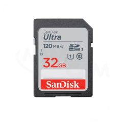 کارت حافظه SDXC سن دیسک مدل Ultra کلاس 10 استاندارد UHS-I U1 سرعت 120MBps ظرفیت 32 گیگابایت
