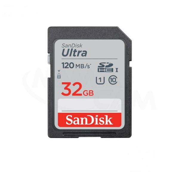 کارت حافظه SDXC سن دیسک مدل Ultra کلاس 10 استاندارد UHS-I U1 سرعت 120MBps ظرفیت 32 گیگابایت کارت حافظه SDXC سن دیسک مدل Ultra کلاس 10 استاندارد UHS-I U1 سرعت 120MBps ظرفیت 32 گیگابایت