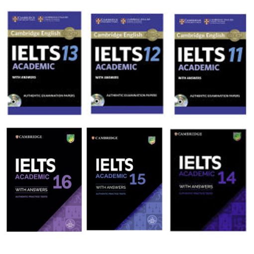 کتاب Cambridge IELTS Academic اثر جمعی از نویسندگان انتشارات کمبریج 6 جلدی