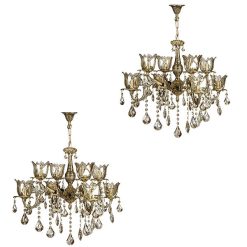 لوستر چشمه نور کدC2970/4-Pro بسته دو عددی