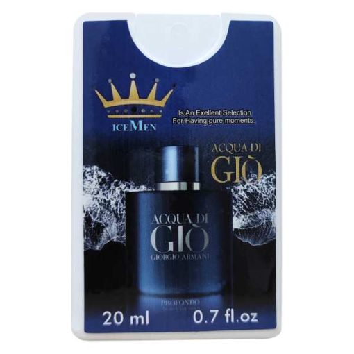 عطر جیبی مردانه آیس من مدل Acqua Di Gio حجم 20 میلی لیتر