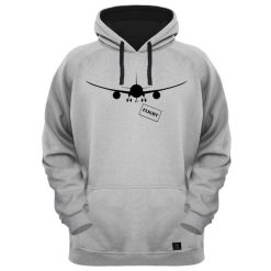 هودی مردانه 27 مدل پرواز کد V37 رنگ طوسی