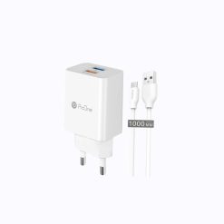 شارژر دیواری پرووان مدل PWC520 به همراه کابل تبدیل microusb