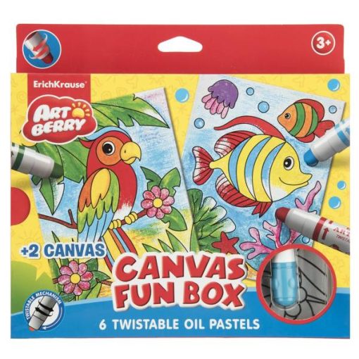 بسته رنگ آمیزی اریک کراوزه مدل Canvas Fun Box