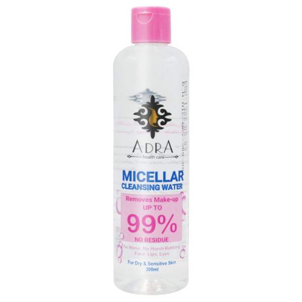 آب پاک کننده آرایش صورت آدرامدل 02حجم 300 میلی لیتر آب پاک کننده آرایش صورت آدرامدل 02حجم 300 میلی لیتر