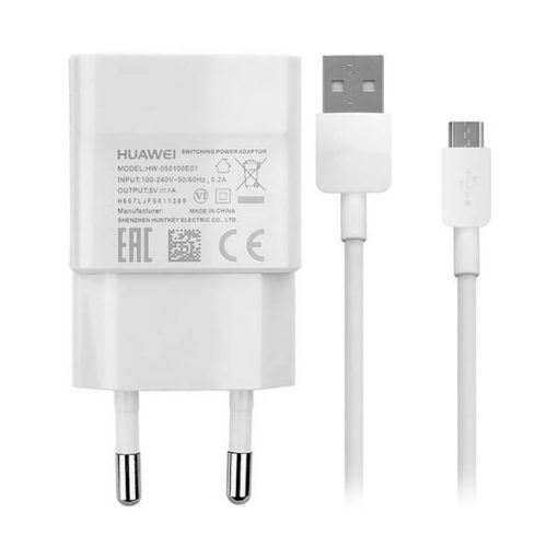 شارژر دیواری مدل HW-050100E01 همراه با کابل MicroUSBغیر اصل
