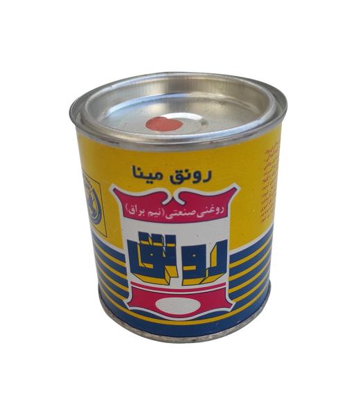 رنگ روغنی نارنجی نیمه براق رونق مینا مدل 3 حجم 250 میلیلیتر رنگ روغنی نارنجی نیمه براق رونق مینا مدل 3 حجم 250 میلیلیتر