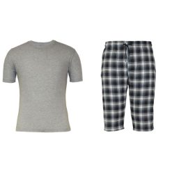 ست تی شرت و شلوارک مردانه آریان نخ باف مدل 1651