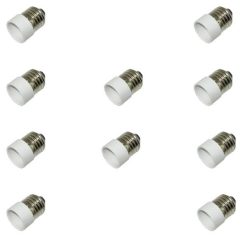 تبدیل سرپیچ E27به E14 مدل E27-E14 بسته 10 عددی